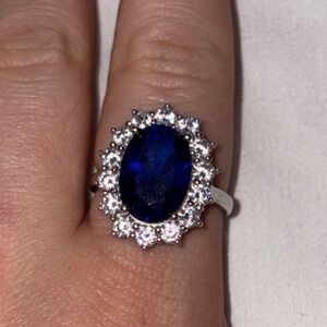 Simulated Diana Replica Engagement Ring